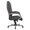 Boss Office Products Executive Gray Wood Desk Chair with Black Caresoft Plus Vinyl B8991-GY - alternate 3
